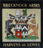 The pub sign. Brecknock Arms, Bells Yew Green, East Sussex
