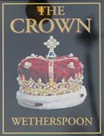 The pub sign. The Crown, Berkhamsted, Hertfordshire