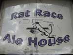 The pub sign. Rat Race Ale House, Hartlepool, Durham