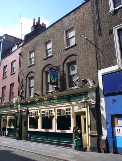 Picture 1. The Green Man, Soho, Central London