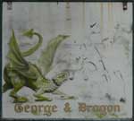 The pub sign. George & Dragon, Headcorn, Kent