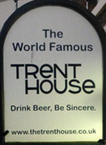 The pub sign. Trent House, Newcastle-upon-Tyne, Tyne and Wear