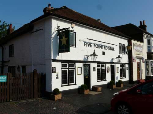 Picture 1. Five Pointed Star, West Malling, Kent