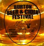 The pub sign. 32nd Burton & South Derbyshire Beer Festival, Burton upon Trent, Staffordshire