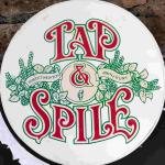 The pub sign. Tap & Spile, Lincoln, Lincolnshire