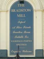 The pub sign. The Bradstow Mill, Broadstairs, Kent