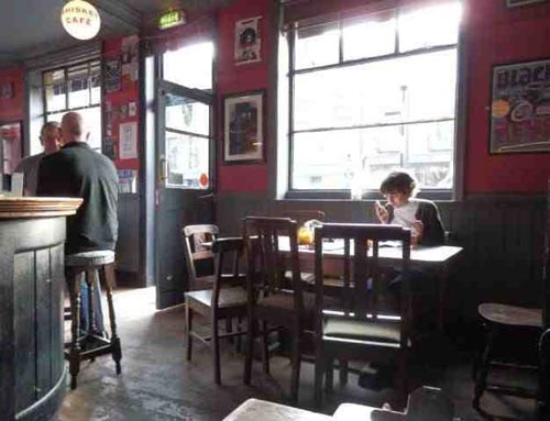Picture 1. The George & Monkey (formerly Amwell Arms; Simmons; Filthy MacNasty's; Fountain), Clerkenwell, Central London