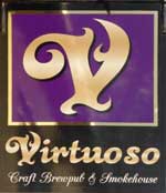 The pub sign. Virtuoso (formerly Ketts Tavern), Norwich, Norfolk