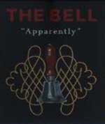 The pub sign. The Bell, Ticehurst, East Sussex
