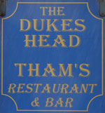 The pub sign. Duke's Head, West Rudham, Norfolk
