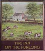 The pub sign. The Inn on the Furlong, Ringwood, Hampshire