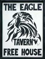 The pub sign. The Eagle Tavern, Dover, Kent