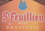 The pub sign. Brasserie Friart - St-Feuillien, Le Roeulx, Belgium