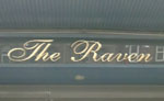 The pub sign. The Raven, Liverpool, Merseyside