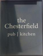 The pub sign. The Chesterfield Pub & Kitchen, Bingham, Nottinghamshire