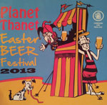 The pub sign. Planet Thanet Easter Beer Festival 2013, Margate, Kent