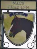 The pub sign. Nags Head, Loxley, South Yorkshire