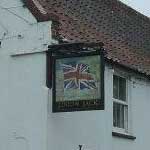 The pub sign. Union Jack, Roydon, Norfolk