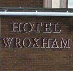 The pub sign. Hotel Wroxham, Hoveton, Norfolk