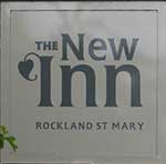 The pub sign. New Inn, Rockland St Mary, Norfolk