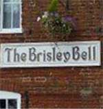 The pub sign. Bell, Brisley, Norfolk