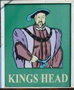 The pub sign. Kings Head, Hemsby, Norfolk