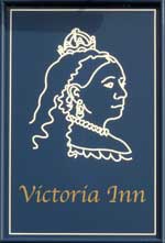 The pub sign. Victoria Inn, Martham, Norfolk