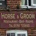The pub sign. Horse and Groom, Swaffham, Norfolk