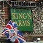 The pub sign. King's Arms, Swaffham, Norfolk