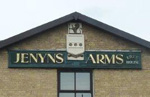 The pub sign. Jenyns Arms, Denver Sluice, Norfolk