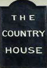 The pub sign. The Country House, Earlsfield, Greater London