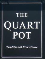 The pub sign. Quart Pot, Wickford, Essex