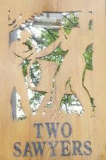 The pub sign. Two Sawyers, Pett, East Sussex