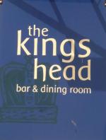 The pub sign. The Kings Head, Hadleigh, Suffolk