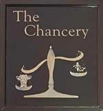 The pub sign. The Chancery, Beckenham, Greater London