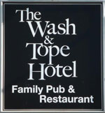 The pub sign. The Wash & Tope Hotel, Hunstanton, Norfolk