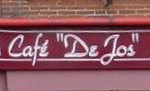 The pub sign. Café De Jos, Lokeren, Belgium