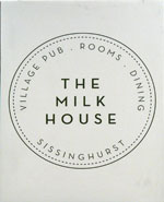 The pub sign. The Milk House, Sissinghurst, Kent