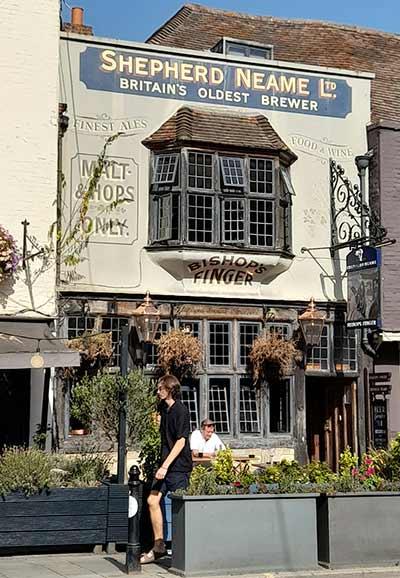 Picture 1. The Bishops Finger, Canterbury, Kent
