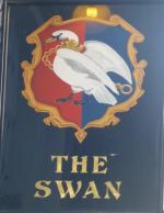 The pub sign. The Swan, Bloomsbury, Central London