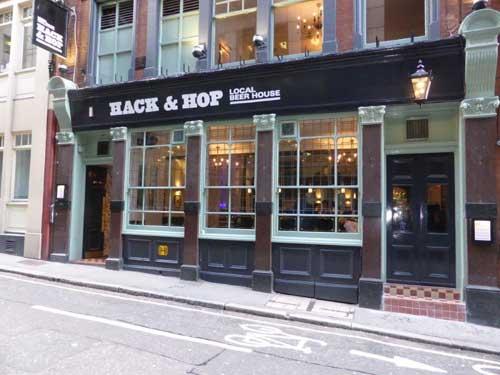 Picture 1. Hack & Hop, Blackfriars, Central London