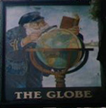 The pub sign. The Globe, Liverpool, Merseyside