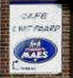 The pub sign. Wit Paard, Kobbegem, Belgium