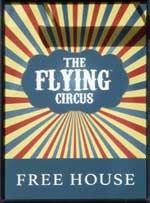 The pub sign. The Flying Circus, Newark, Nottinghamshire