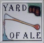 The pub sign. Yard of Ale, St Peter's, Kent