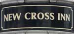 The pub sign. New Cross Inn, New Cross, Greater London