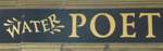 The pub sign. The Water Poet, Spitalfields, Central London