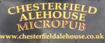 The pub sign. Chesterfield Alehouse, Chesterfield, Derbyshire