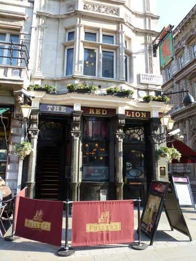 Picture 1. The Red Lion, Whitehall, Central London