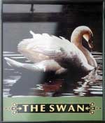 The pub sign. Swan, Bramham, West Yorkshire